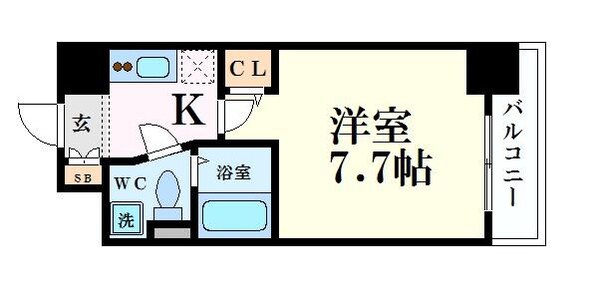 SERENiTE本町エコートの物件間取画像